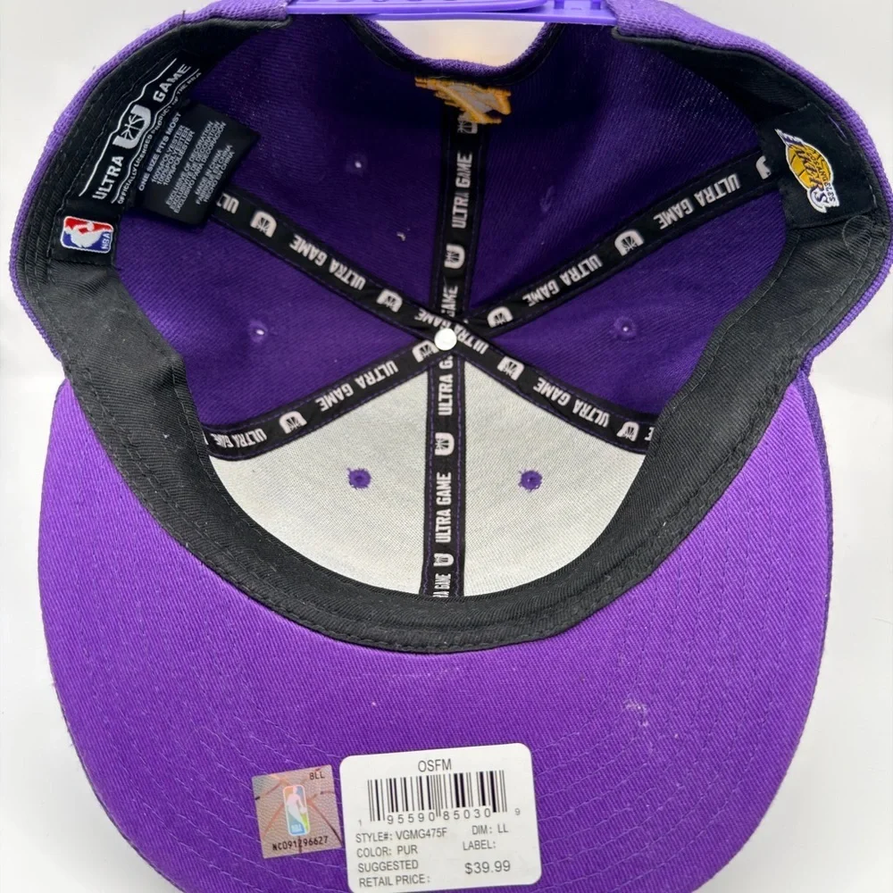 Ultra Game Purple Los Angeles Lakers Cap